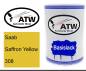 Preview: Saab, Saffron Yellow, 308: 500ml Lackdose, von ATW Autoteile West.